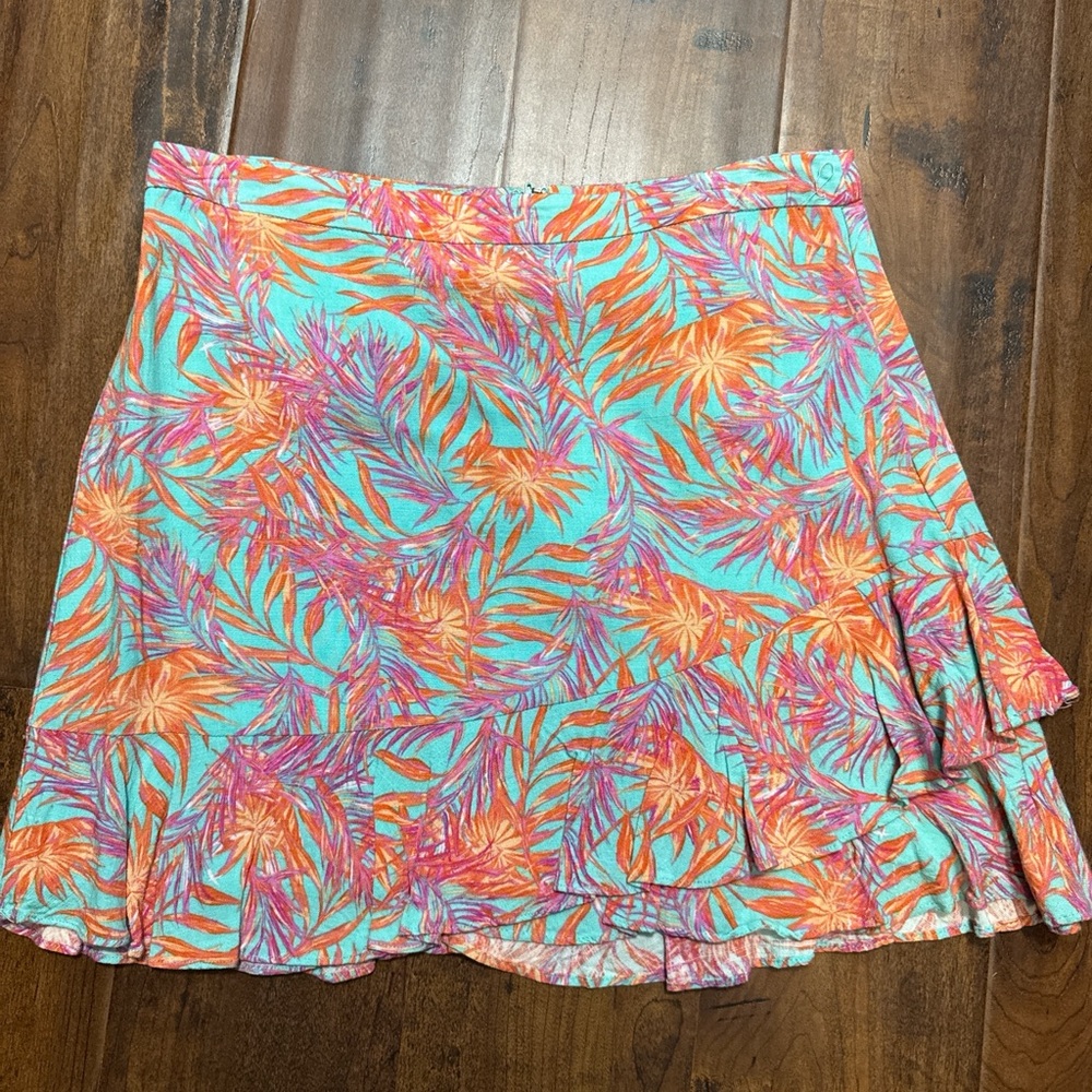 Colorful Floral Skirt